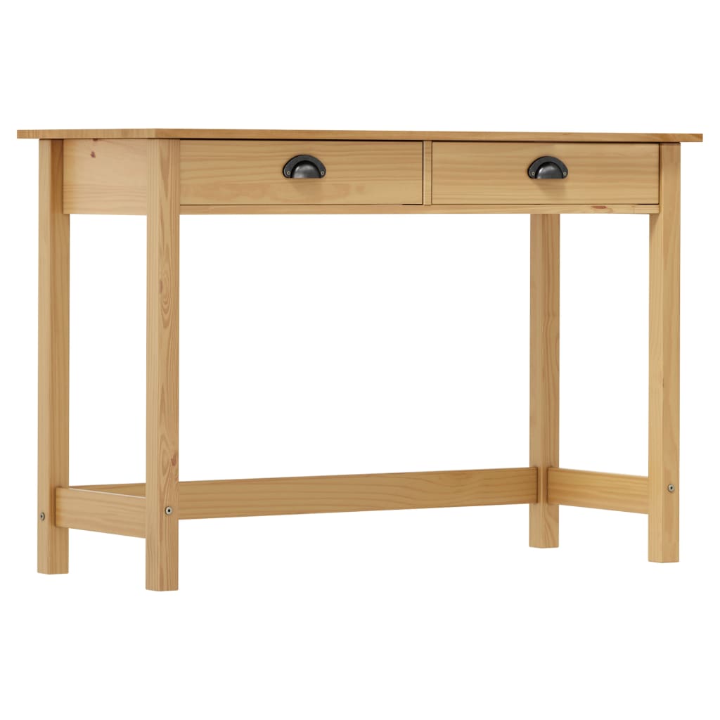 Konsollbord Hill Med 2 Skuffer 110X45X74 Cm Heltre Furu
