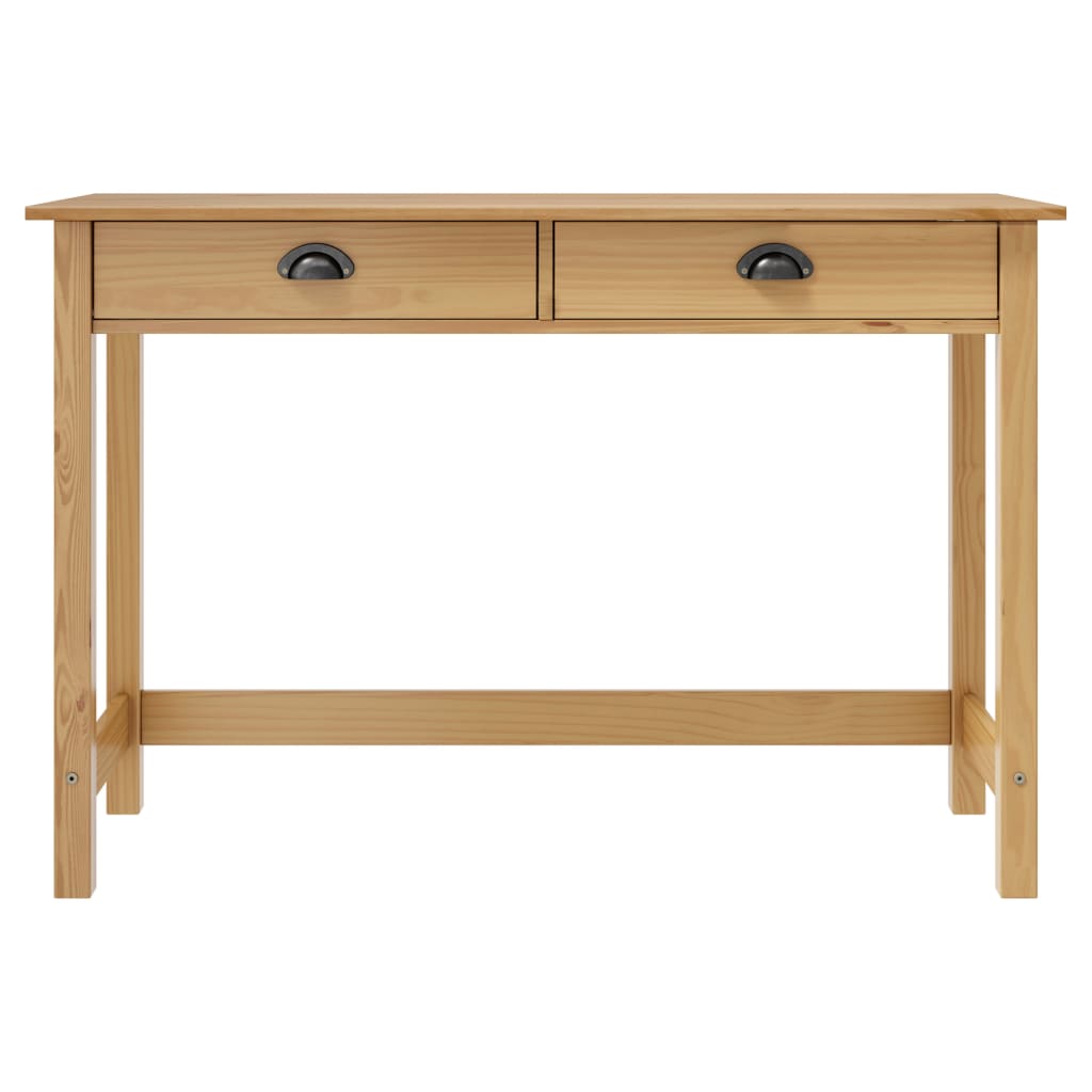 Konsollbord Hill Med 2 Skuffer 110X45X74 Cm Heltre Furu