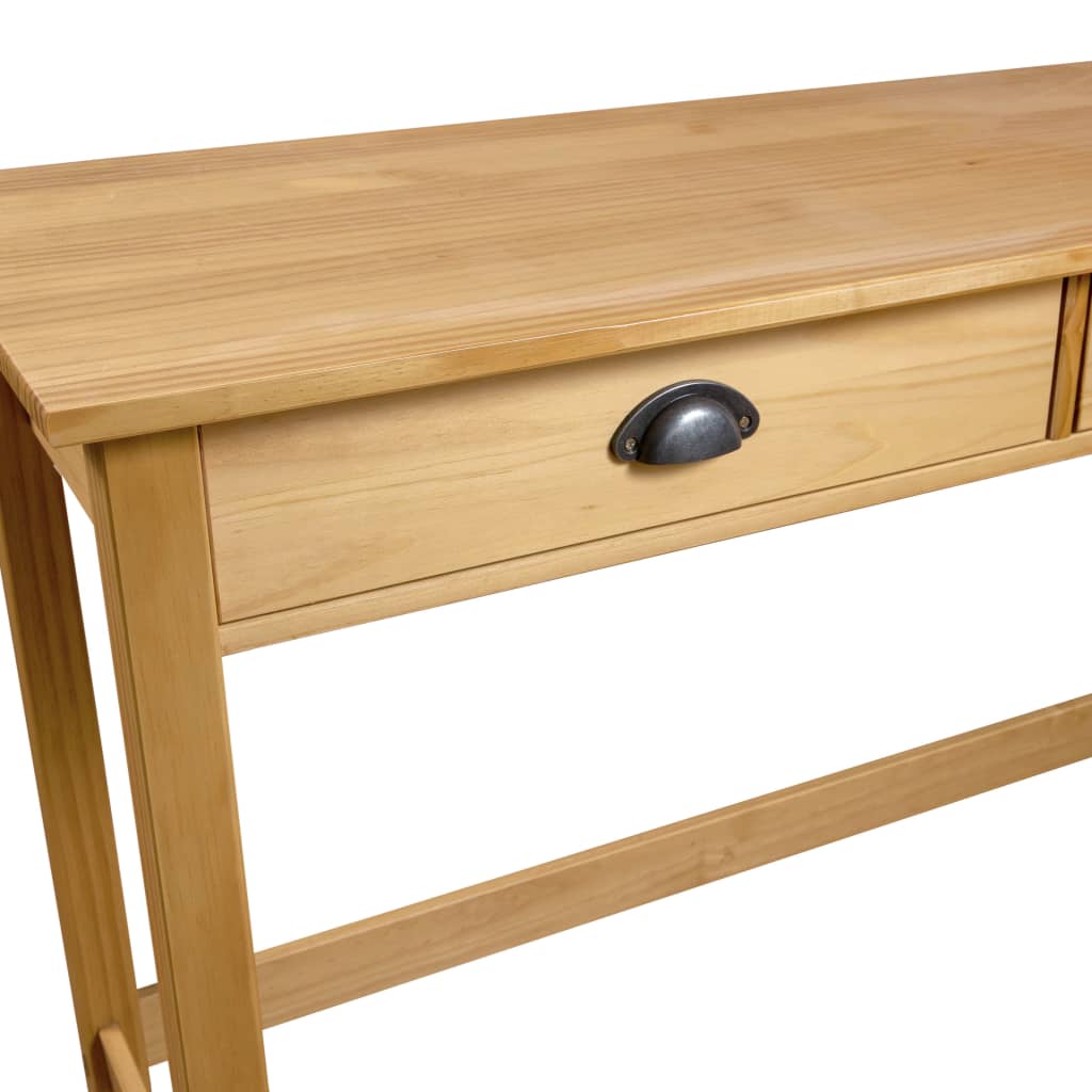 Konsollbord Hill Med 2 Skuffer 110X45X74 Cm Heltre Furu