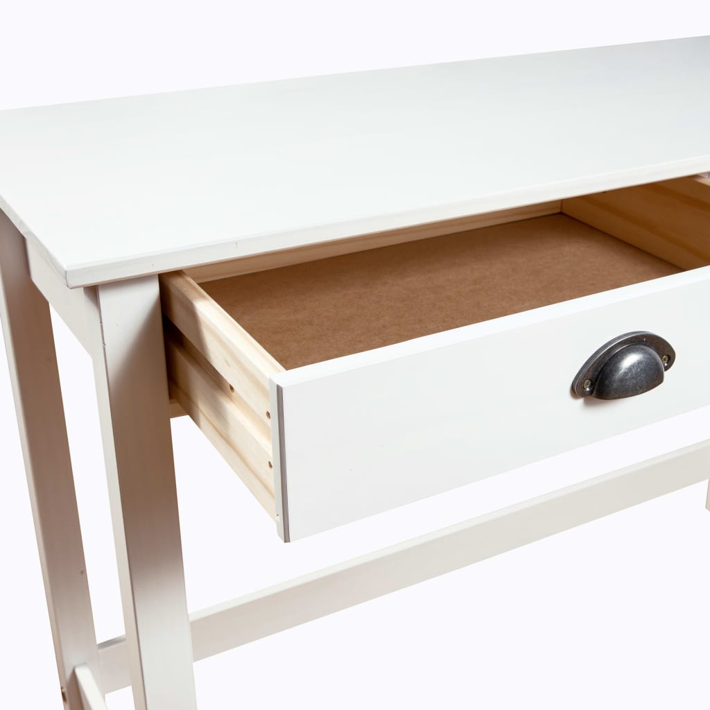 Konsollbord Hill Med 2 Skuffer 110X45X74 Cm Heltre Furu