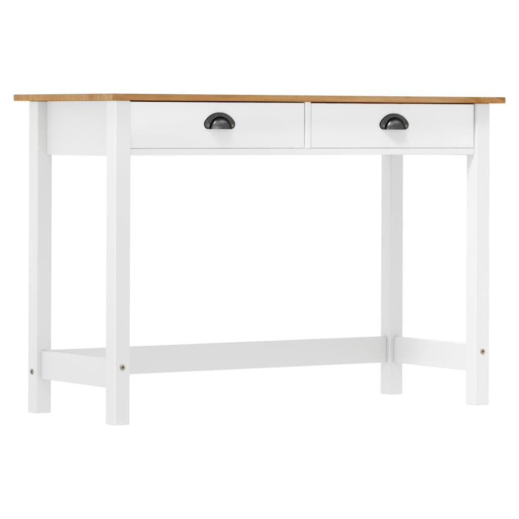 Konsollbord Hill Med 2 Skuffer 110X45X74 Cm Heltre Furu