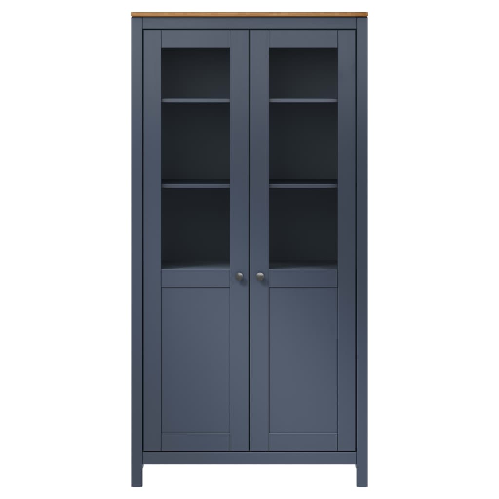 Highboard Hill Hvit 85X37X170,5 Cm Heltre Furu