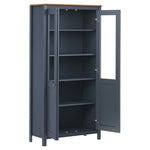 Highboard Hill Hvit 85X37X170,5 Cm Heltre Furu