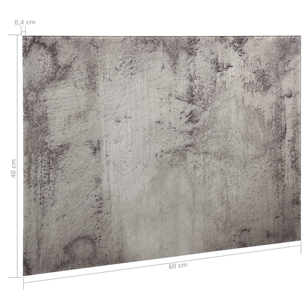 Veggmontert Magnetisk Tavle Glass 60X40 Cm