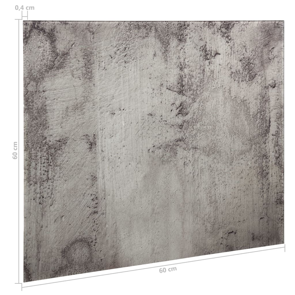Veggmontert Magnetisk Tavle Glass 60X60 Cm