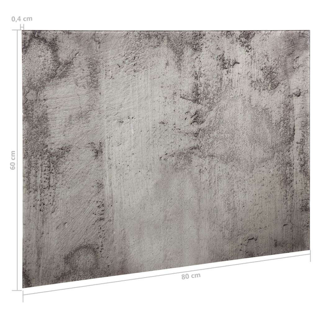 Veggmontert Magnetisk Tavle Glass 80X60 Cm