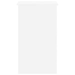 Skrivebord Hvit 90X45X76 Cm Konstruert Tre