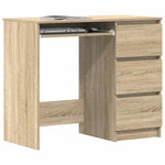 Skrivebord Sonoma Eik 90X45X76 Cm Konstruert Tre