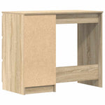 Skrivebord Sonoma Eik 90X45X76 Cm Konstruert Tre