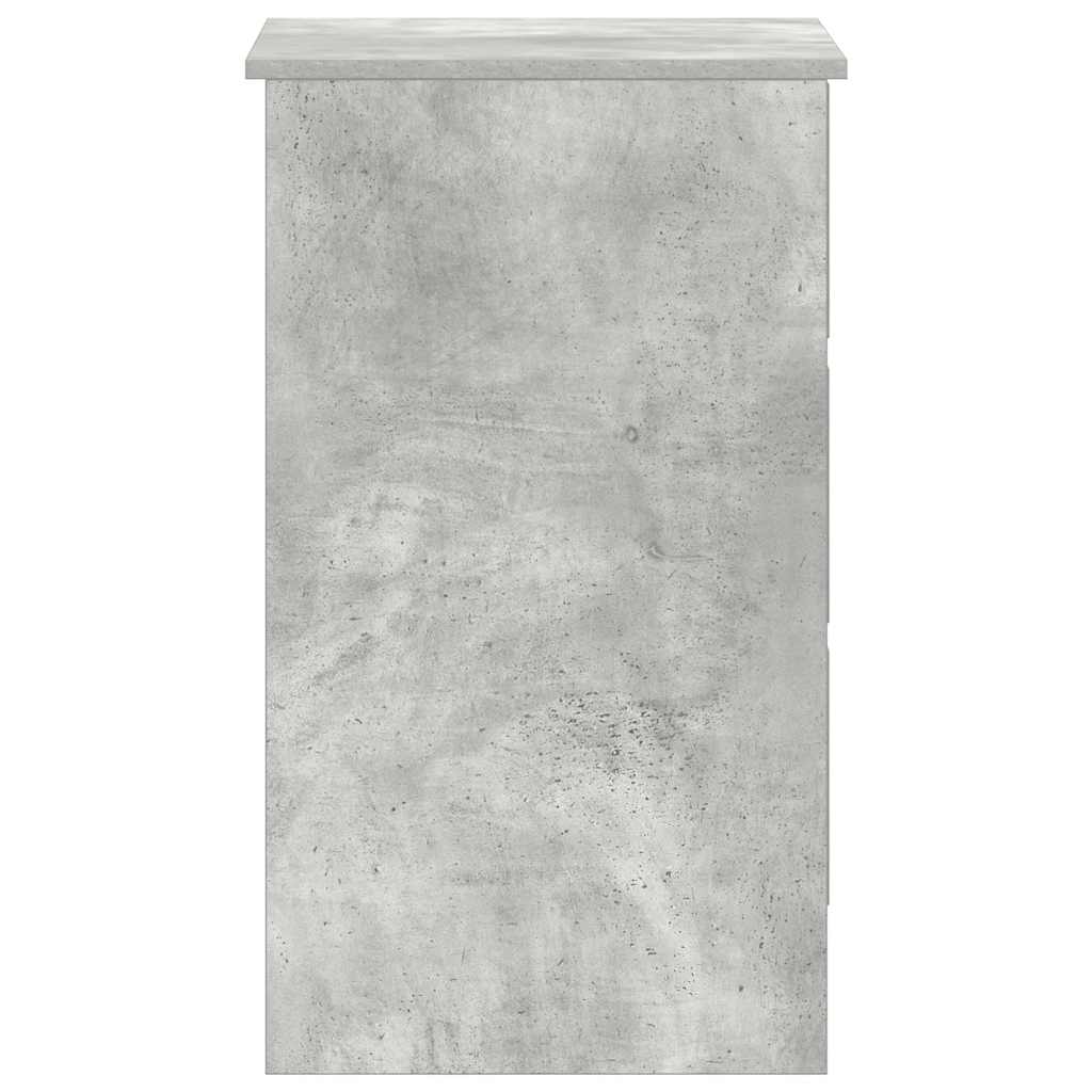 Skrivebord Betonggrå 90X45X76 Cm Konstruert Tre