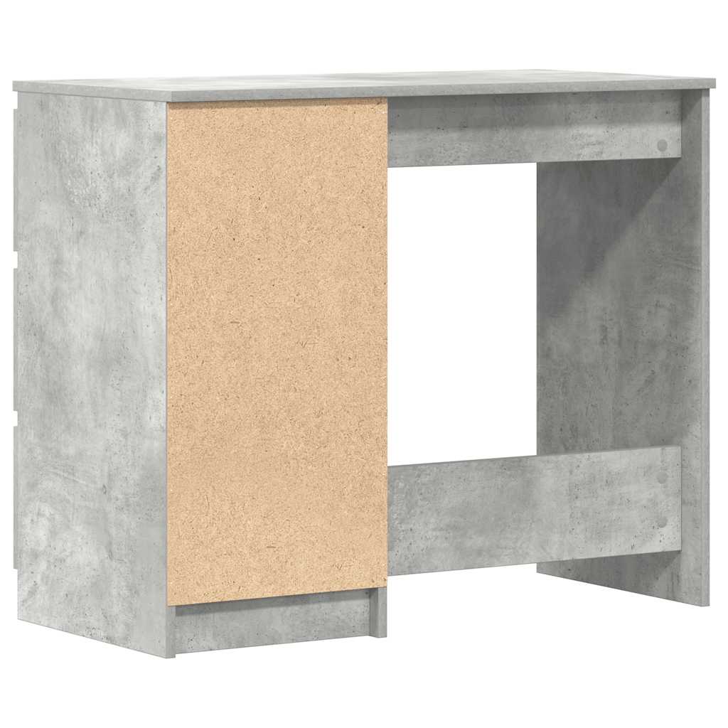 Skrivebord Betonggrå 90X45X76 Cm Konstruert Tre