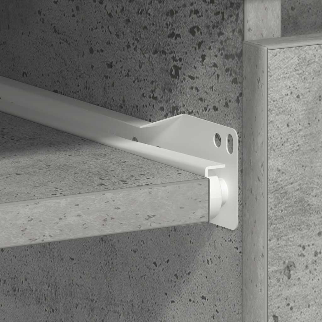 Skrivebord Betonggrå 90X45X76 Cm Konstruert Tre