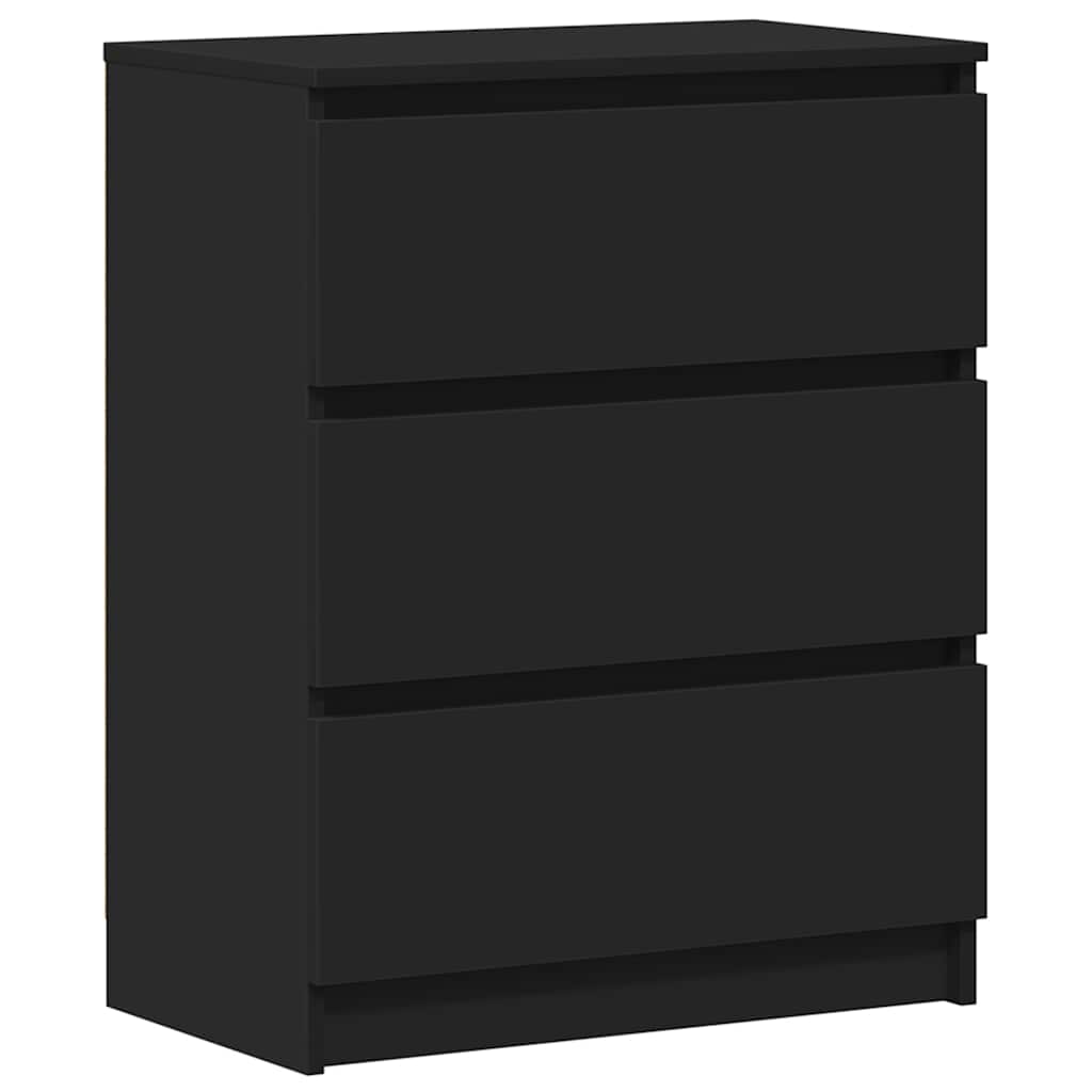 Skjenk Svart 60X35X76 Cm Konstruert Tre