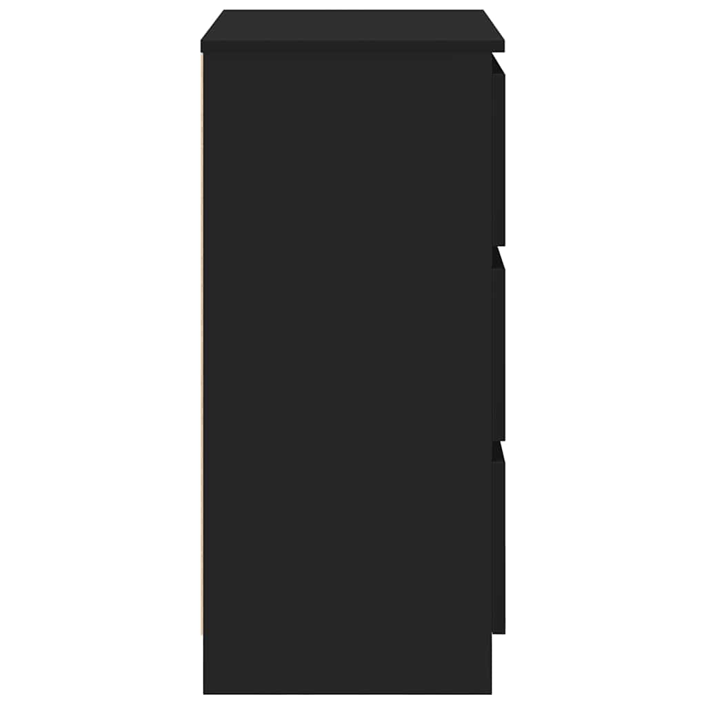Skjenk Svart 60X35X76 Cm Konstruert Tre