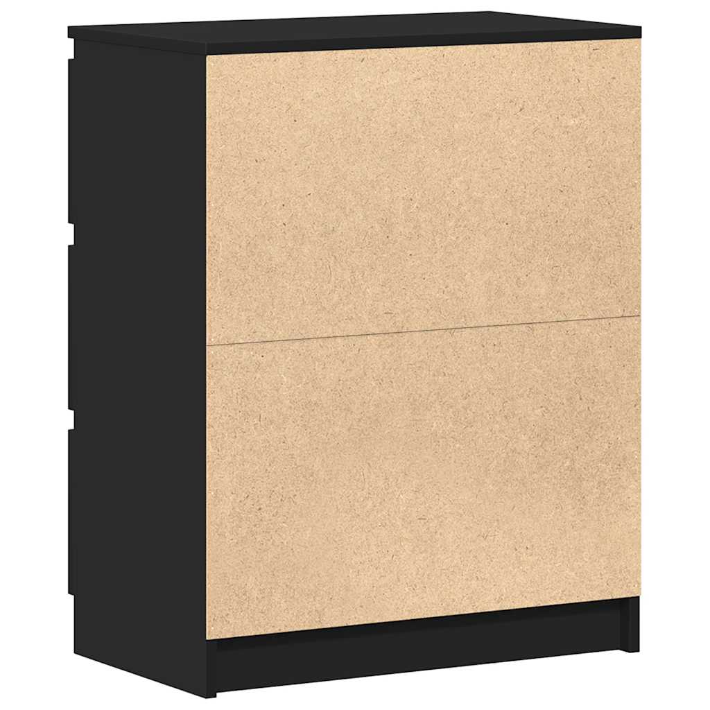 Skjenk Svart 60X35X76 Cm Konstruert Tre