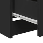 Skjenk Svart 60X35X76 Cm Konstruert Tre