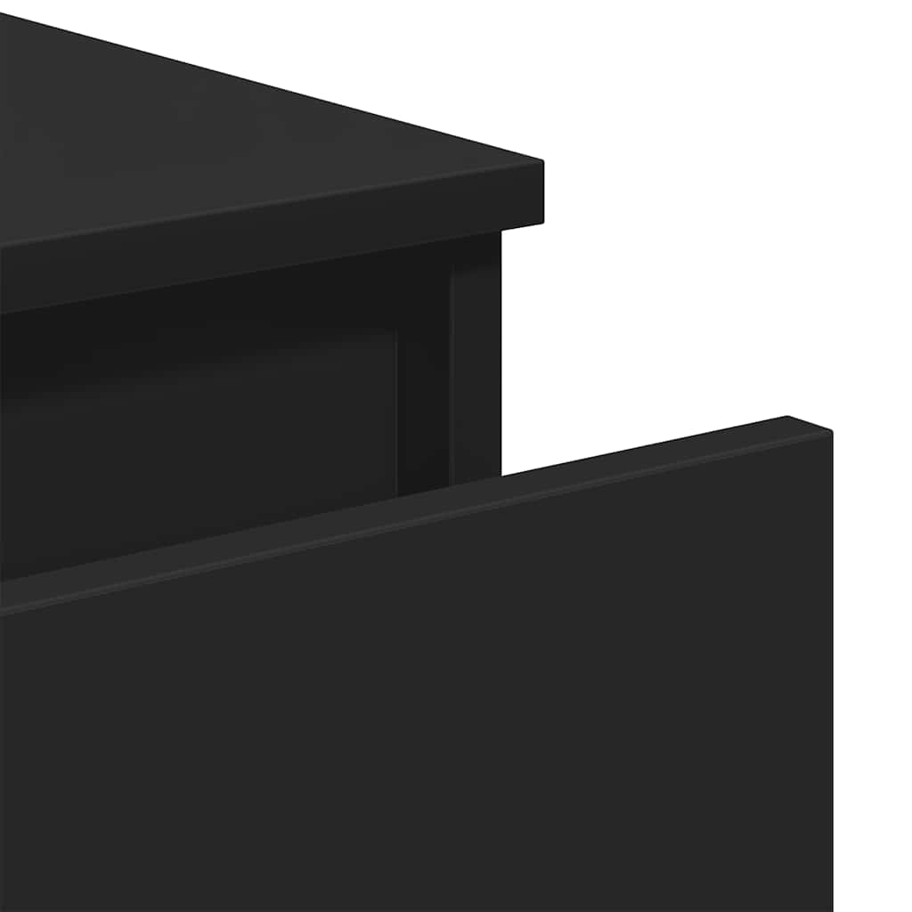 Skjenk Svart 60X35X76 Cm Konstruert Tre