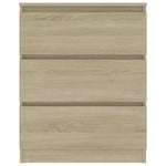Skjenk Sonoma Eik 60X35X76 Cm Konstruert Tre
