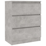 Skjenk Betonggrå 60X35X76 Cm Konstruert Tre