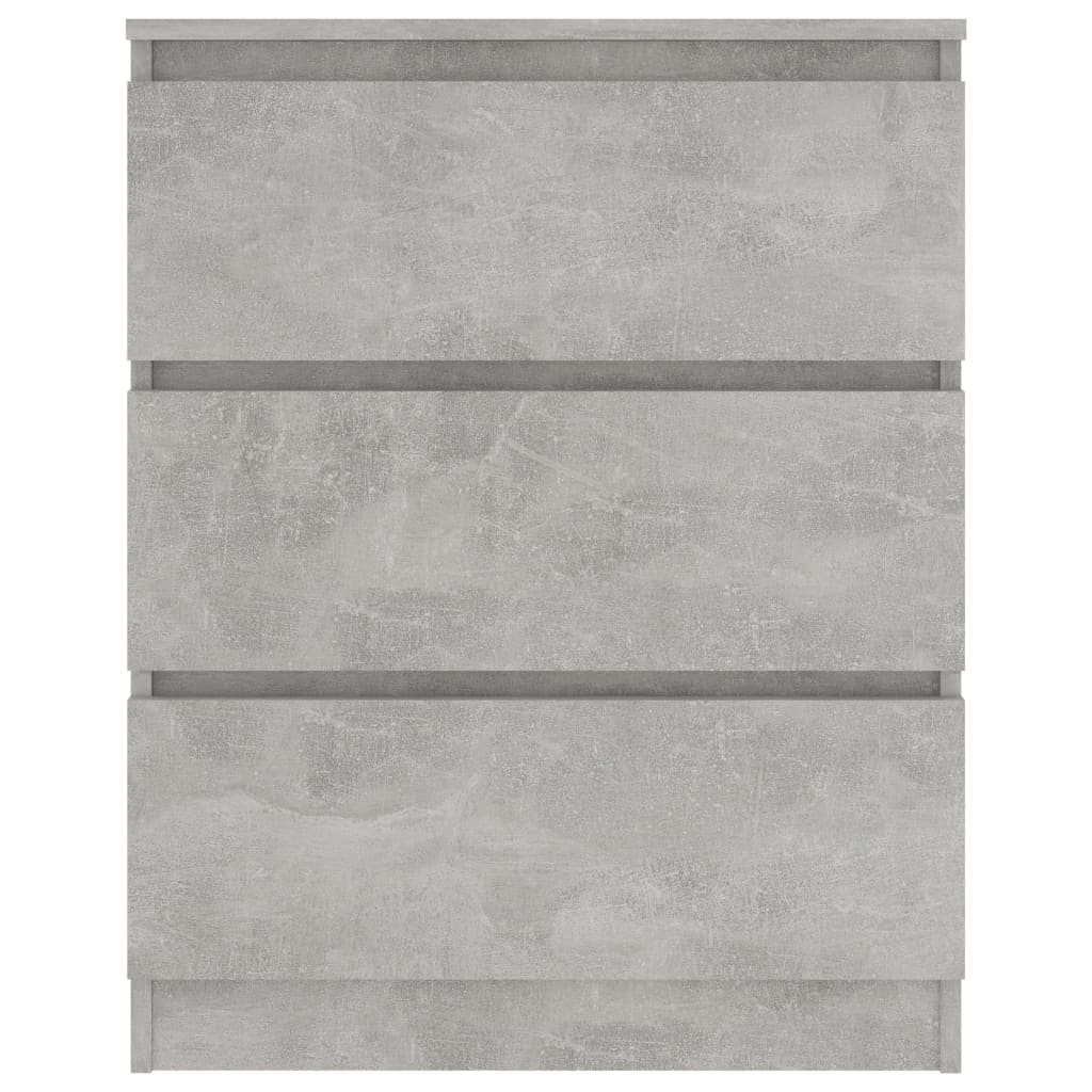 Skjenk Betonggrå 60X35X76 Cm Konstruert Tre