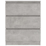 Skjenk Betonggrå 60X35X76 Cm Konstruert Tre