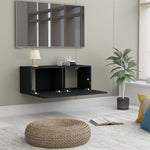 Tv-Benk Svart 80X30X30 Cm Konstruert Tre