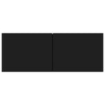 Tv-Benk Svart 80X30X30 Cm Konstruert Tre