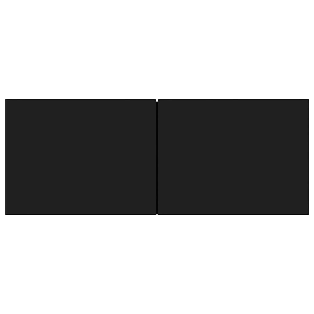 Tv-Benk Svart 80X30X30 Cm Konstruert Tre
