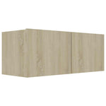 Tv-Benk Sonoma Eik 80X30X30 Cm Konstruert Tre