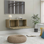 Tv-Benk Sonoma Eik 80X30X30 Cm Konstruert Tre