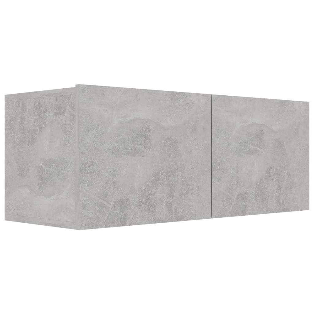 Tv-Benk Betonggrå 80X30X30 Cm Konstruert Tre
