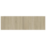 Tv-Benk Sonoma Eik 100X30X30 Cm Konstruert Tre
