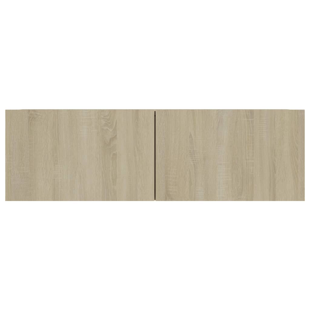 Tv-Benk Sonoma Eik 100X30X30 Cm Konstruert Tre