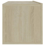 Tv-Benk Sonoma Eik 100X30X30 Cm Konstruert Tre