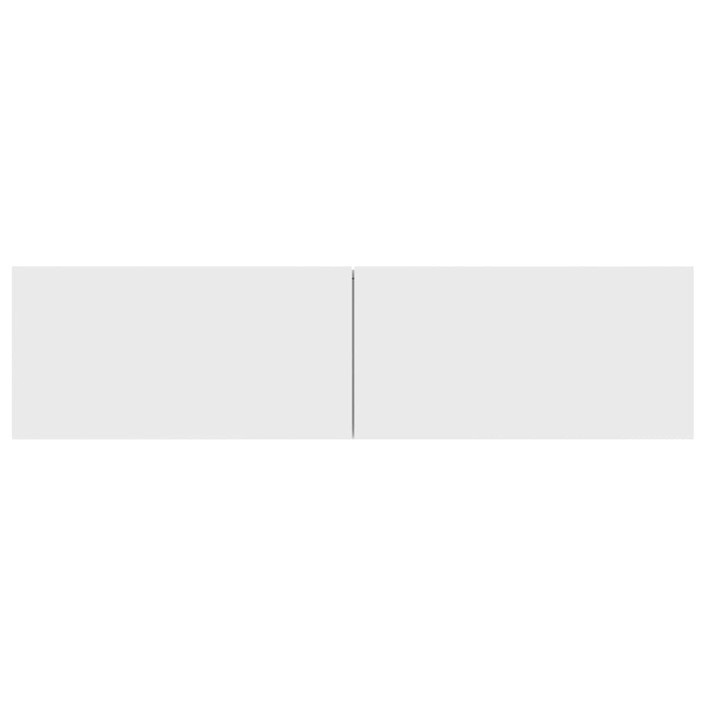 Tv-Benk Hvit 120X30X30 Cm Konstruert Tre