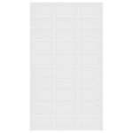 Cd-Hylle Hvit 102X16X177,5 Cm Konstruert Tre