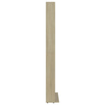 Cd-Hylle Sonoma Eik 102X16X177,5 Cm Konstruert Tre