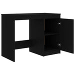 Skrivebord Svart 100X50X76 Cm Konstruert Tre
