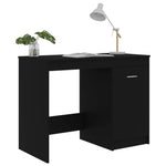 Skrivebord Svart 100X50X76 Cm Konstruert Tre