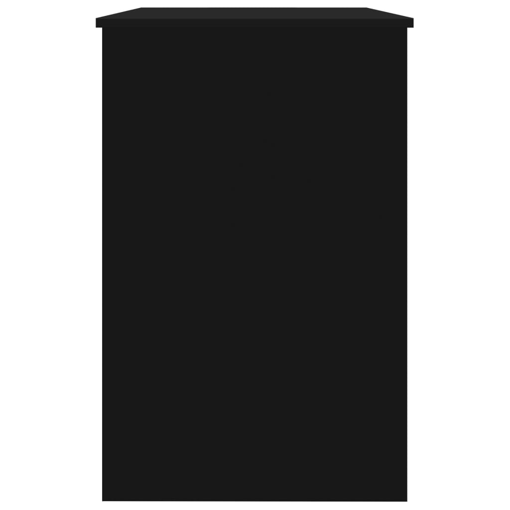 Skrivebord Svart 100X50X76 Cm Konstruert Tre