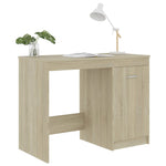 Skrivebord Sonoma Eik 100X50X76 Cm Konstruert Tre