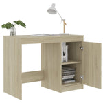 Skrivebord Sonoma Eik 100X50X76 Cm Konstruert Tre