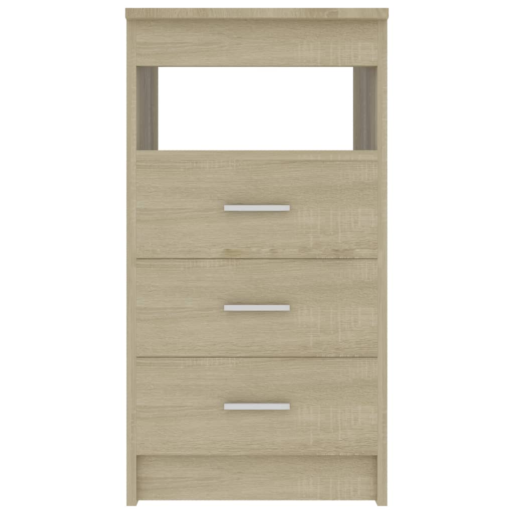 Kommode Sonoma Eik 40X50X76 Cm Konstruert Tre