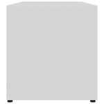 Tv-Benk Hvit 80X34X36 Cm Konstruert Tre