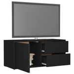 Tv-Benk Svart 80X34X36 Cm Konstruert Tre