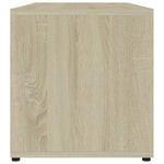 Tv-Benk Sonoma Eik 80X34X36 Cm Konstruert Tre
