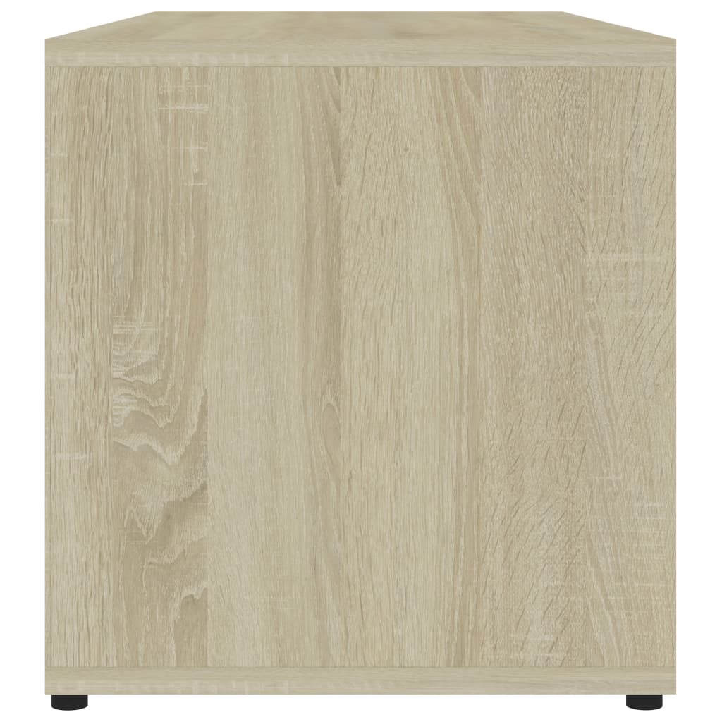 Tv-Benk Sonoma Eik 80X34X36 Cm Konstruert Tre