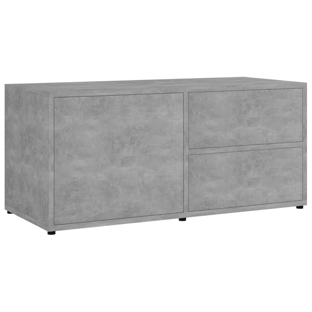 Tv-Benk Betonggrå 80X34X36 Cm Konstruert Tre