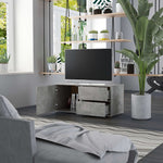 Tv-Benk Betonggrå 80X34X36 Cm Konstruert Tre