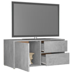 Tv-Benk Betonggrå 80X34X36 Cm Konstruert Tre